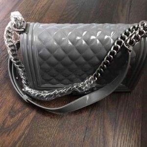 PVC handbag red new